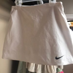 Nike DriFit white tennis skirt